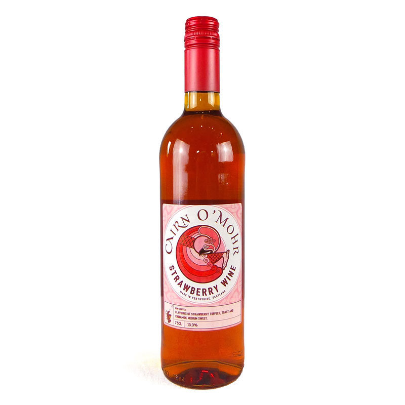 Strawberry Wine 75cl Berry Wines Cairn o' Mohr